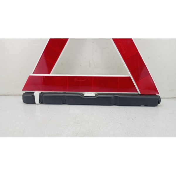 Triangulo Segurança Auto Carro Universal Base Pesada