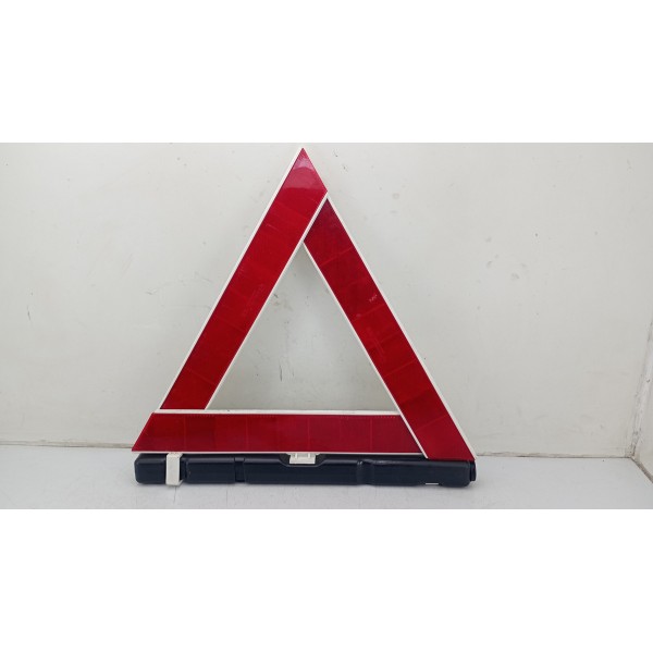 Triangulo Segurança Auto Carro Universal Base Pesada