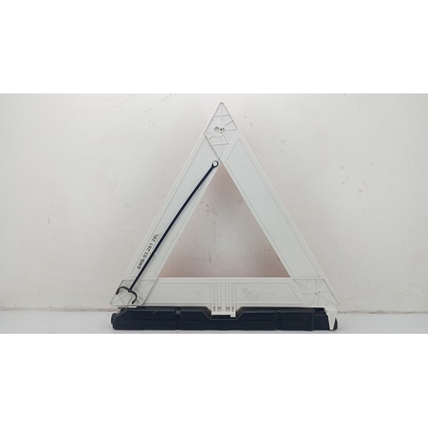 Triangulo Segurança Auto Carro Universal Base Pesada