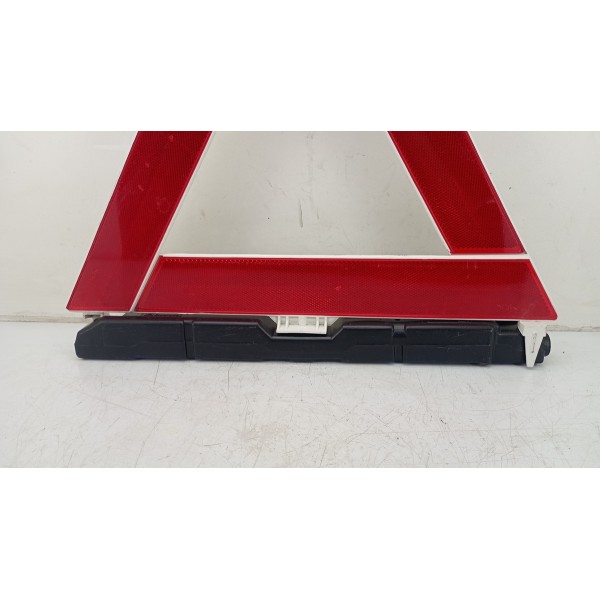 Triangulo Segurança Auto Carro Universal Base Pesada