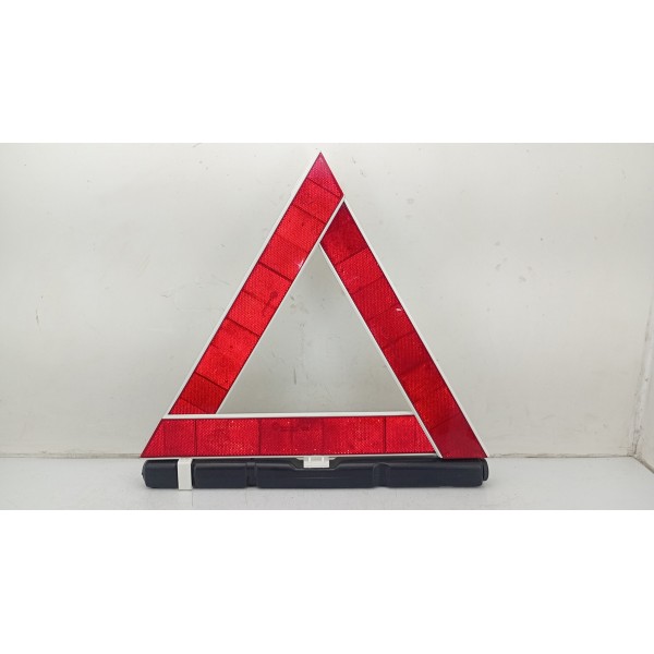 Triangulo Segurança Auto Carro Universal Base Pesada