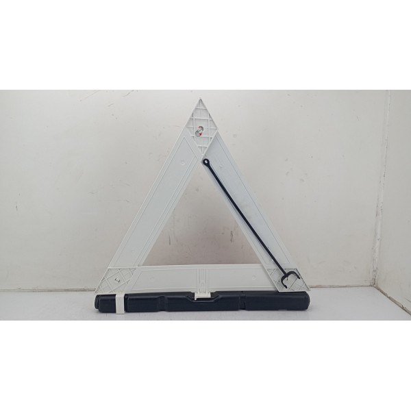 Triangulo Segurança Auto Carro Universal Base Pesada