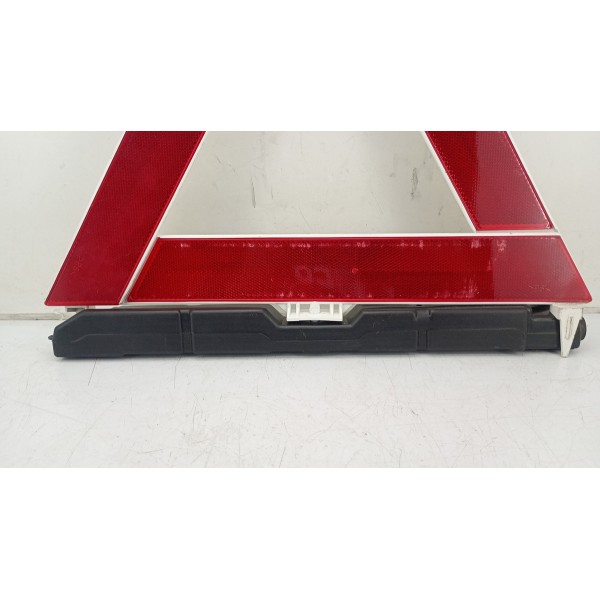 Triangulo Segurança Auto Carro Universal Base Pesada