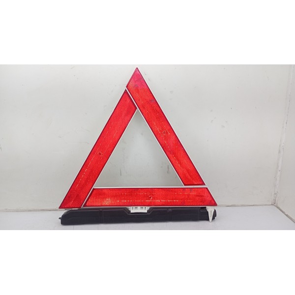 Triangulo Segurança Auto Carro Universal Base Pesada