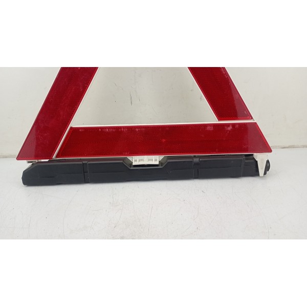 Triangulo Segurança Auto Carro Universal Base Pesada