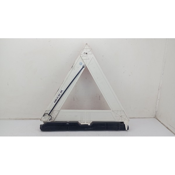 Triangulo Segurança Auto Carro Universal Base Pesada