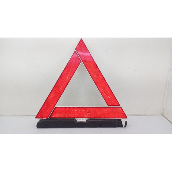 Triangulo Segurança Auto Carro Universal Base Pesada