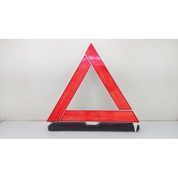 Triangulo Segurança Auto Carro Universal Base Pesada