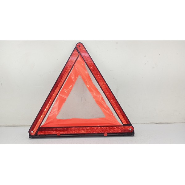 Triangulo Segurança Auto Carro Universal Base Pesada