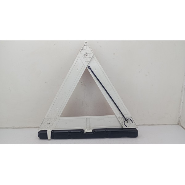 Triangulo Segurança Auto Carro Universal Base Pesada