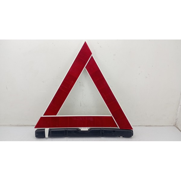 Triangulo Segurança Auto Carro Universal Base Pesada