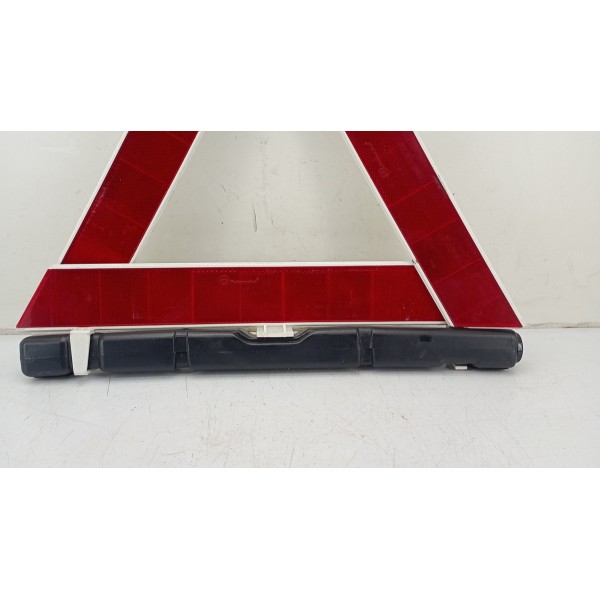 Triangulo Segurança Auto Carro Universal Base Pesada