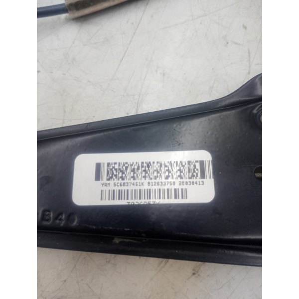 Máquina Vidro Dianteiro Direito S/ Motor Volkswagen Jetta