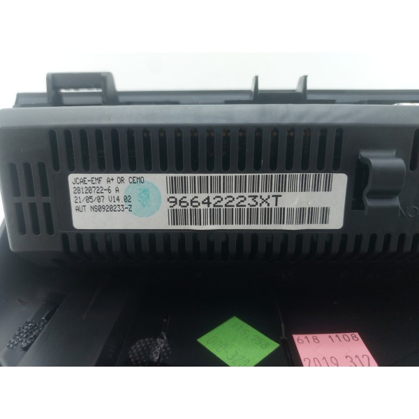 Computador Bordo Relógio Peugeot 307 96642223xt