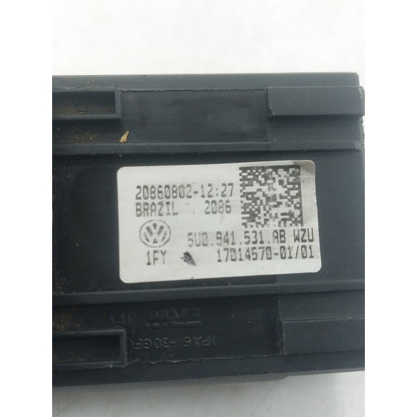 Botão Farol Milha Vw Gol Fox 2011 2012 2013 2014 A 2016