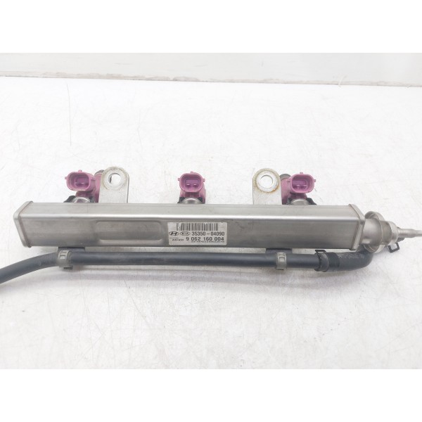 Flauta Bicos Injetores Hyundai Hb20s 1.0 3cc 2018 A 2019