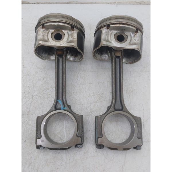 Jogo Pistão Com Biela Nissan Versa 1.6 2014 Peça Original