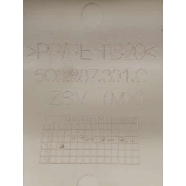 Tampa Isofix Superior Completo Vw Jetta 2016 5c6887301