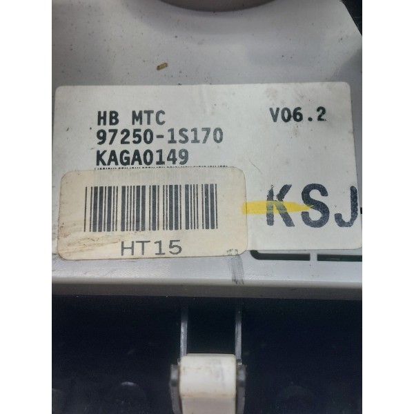 Comando Ar Condicionado Hyundai Hb20 12/19 972501sxxx