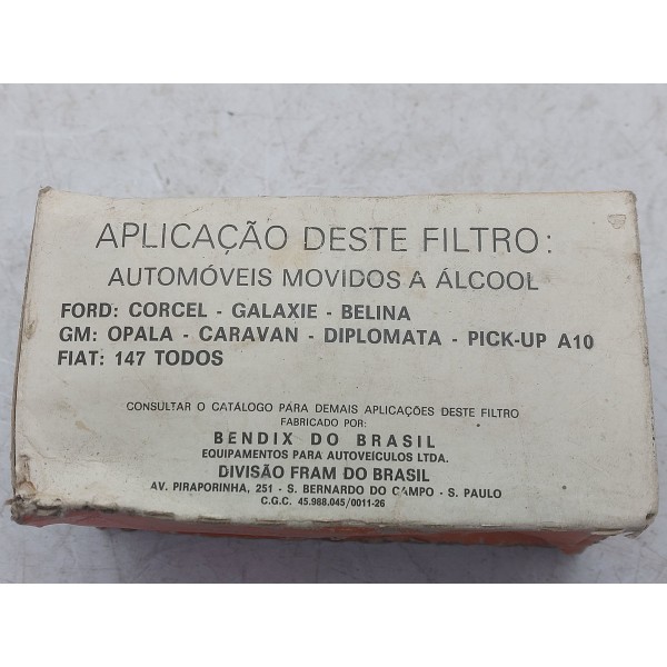 Filtro Combustível Fram Modelo Universal G4185