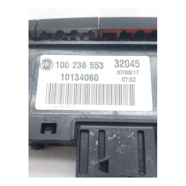 Botão Pisca Alerta Painel Central Fiat Uno 15/22 100236553