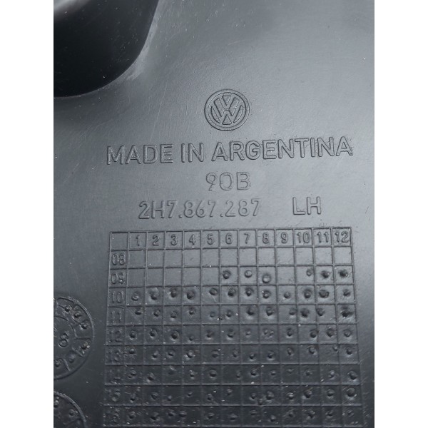 Moldura Coluna Esq Amarok V6 2019 A 2022