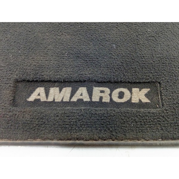 Kit Tapete/carpete Borracha Preto Amarok V6 13/23