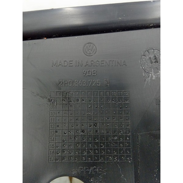 Moldura Soleira Dianteira Esquerda Amarok 2010 2011 A 2016 Preto