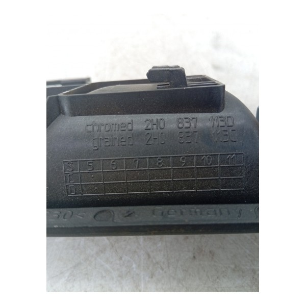 Maçaneta Interna Dir\esq Amarok V6 2017 A 2021 Aço Escovado