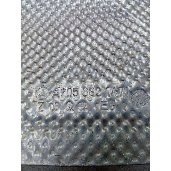 Protetor Térmico Escape Mercedes C180 2015 A 2019 Amarelo