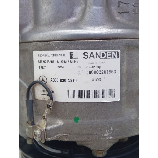 Compressor Ar Condicionado Mercedes C180 2015 A 2019