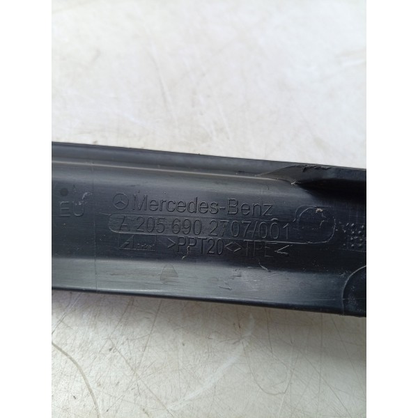 Acabamento Porta Mala Esquer Mercedes C180 2015 A 2019 Amarelo