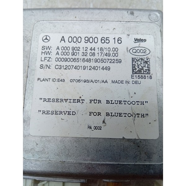 Módulo Bluethooth Mercedes C180 2015 A 2019