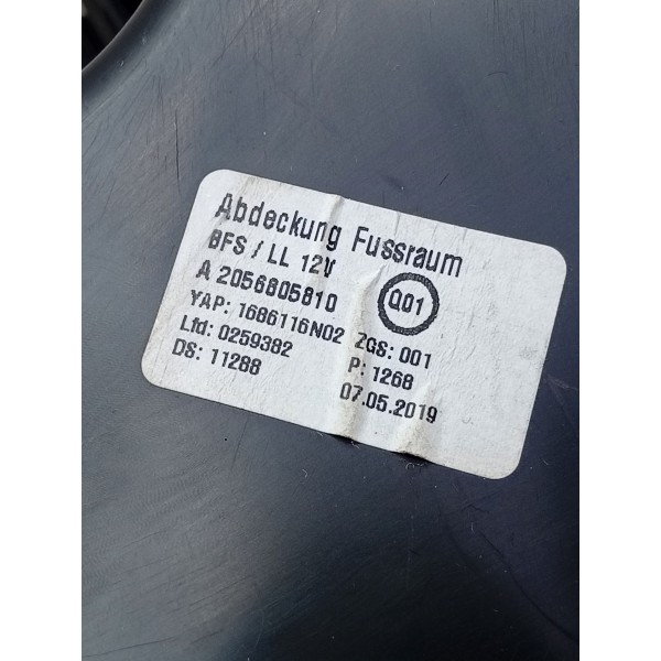 Moldura Pé Carona Mercedes C180 2015 A 2019