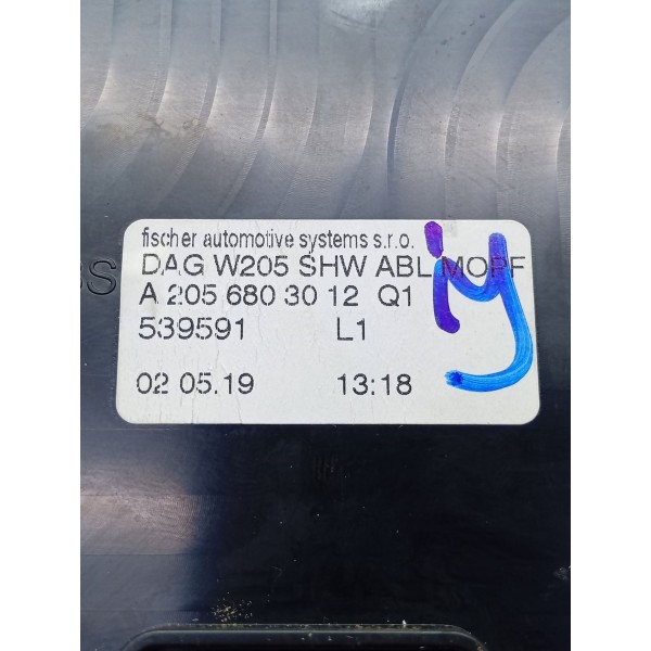 Porta Objtos Console Central Mercedes C180 2015 A 2019