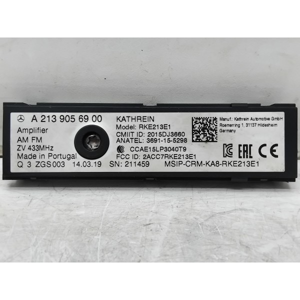 Modulo Antena Radio Fm Am Mercedes C180 2015 A 2019