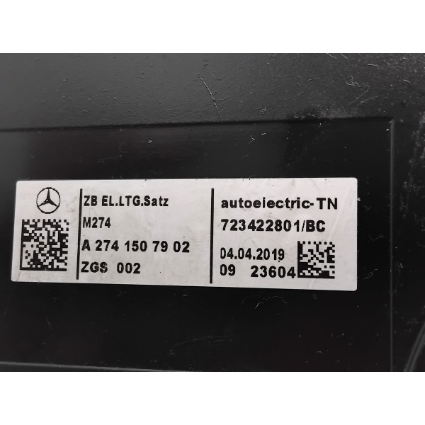 Chicote Motor Injeção Mercedes C180 15/19 A2741507902