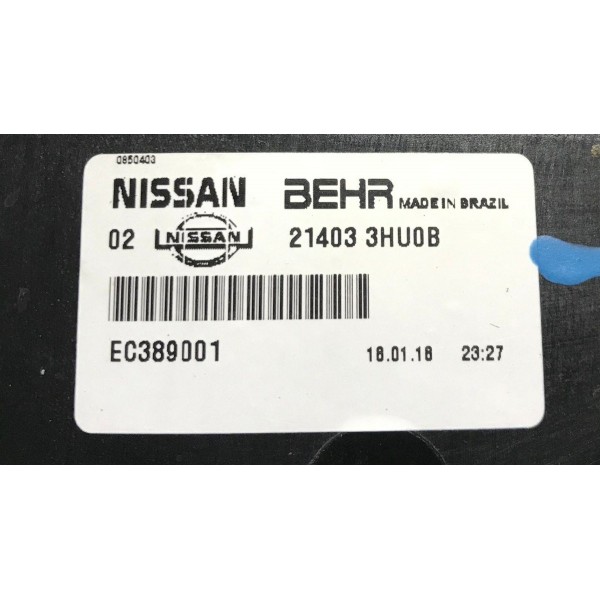 Defletor Com Ventoinha Nissan March/versa