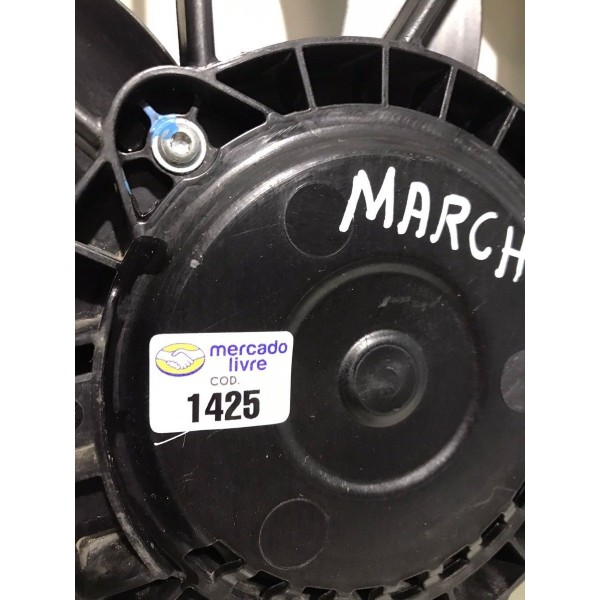 Defletor Com Ventoinha Nissan March/versa