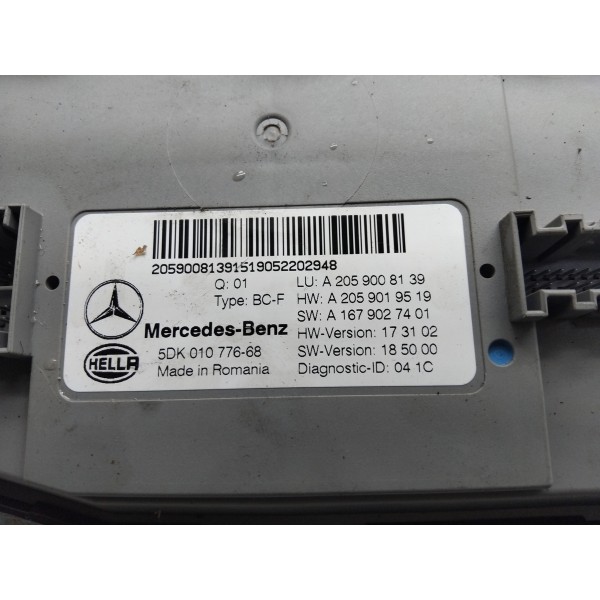 Módulo Carroceria Mercedes C180 2015 A 2019