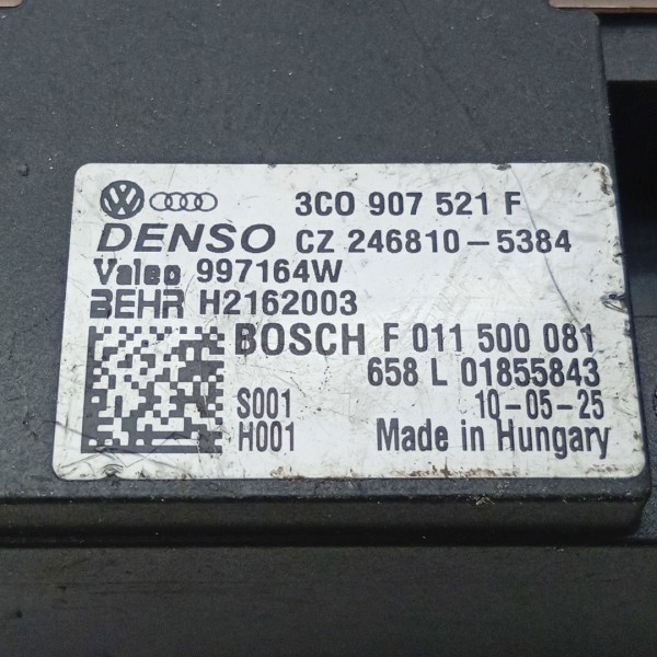 Resistencia Ar Condicionado Vw Jetta 2.0 12/16 3c0907521f