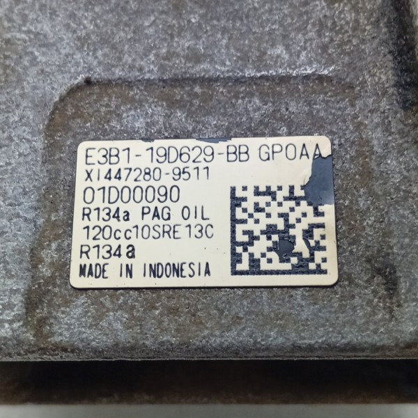 Compressor Ar Condicionado Ford Ka 1.0 2014 A 2021