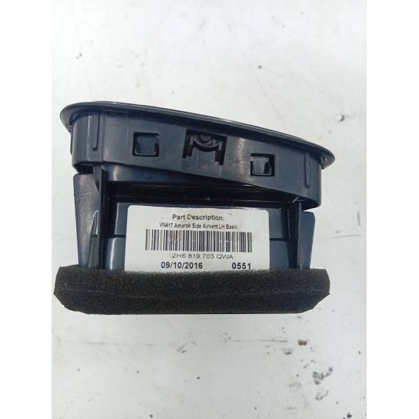 Difusor Saída Ar Esquerdo Amarok V6 2017 2018 2019 A 2022