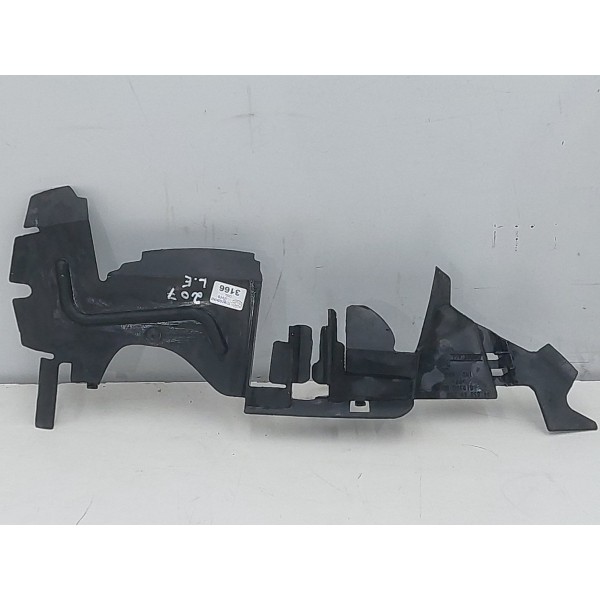 Defletor Ar Radiador Esquerdo Peugeot 207 2007 2008 A 2012