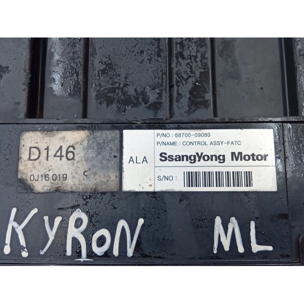 Comando Ar Condicionado Ssangyong Kyron 2009 A 2010