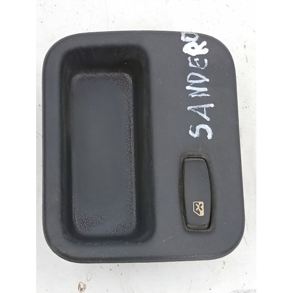 Moldura Botao Trava Vidro Sandero Logan 2008 A 2013