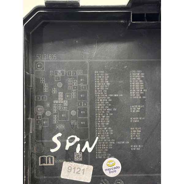 Tampa Caixa De Fusível Gm Onix 2013 A 2019