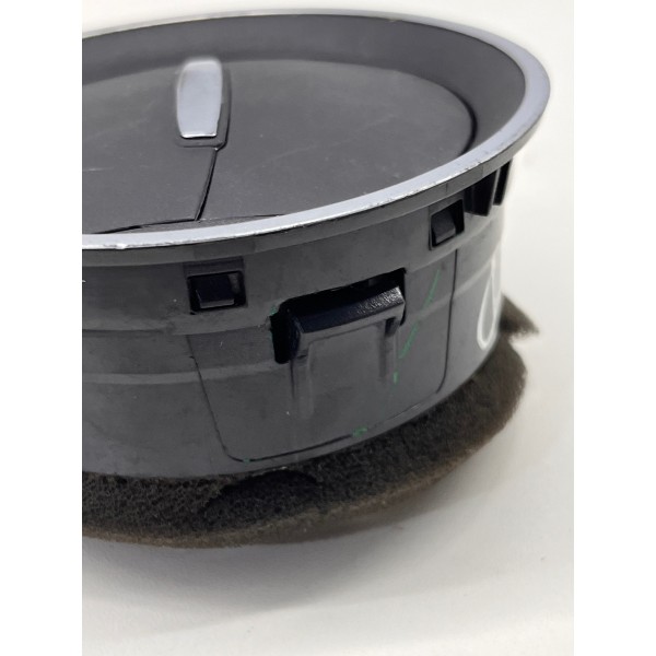 Difusor Saida De Ar Prata Botão Gol G6 2013 A 2014