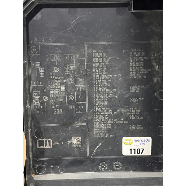 Tampa Da Caixa De Fusível Gm Spin 1.8 2014 A 2021