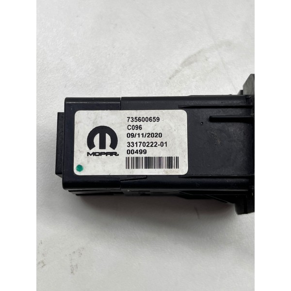 Moldura Entrada Usb Fiat Argo 2018  A 2022